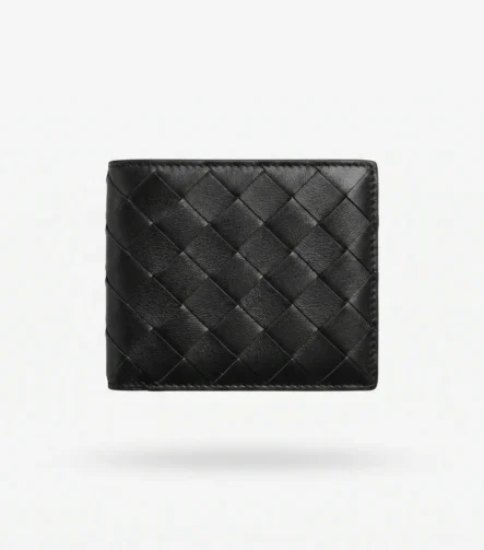 Bottega Veneta Intrecciato Siyah Erkek Deri Cüzdan