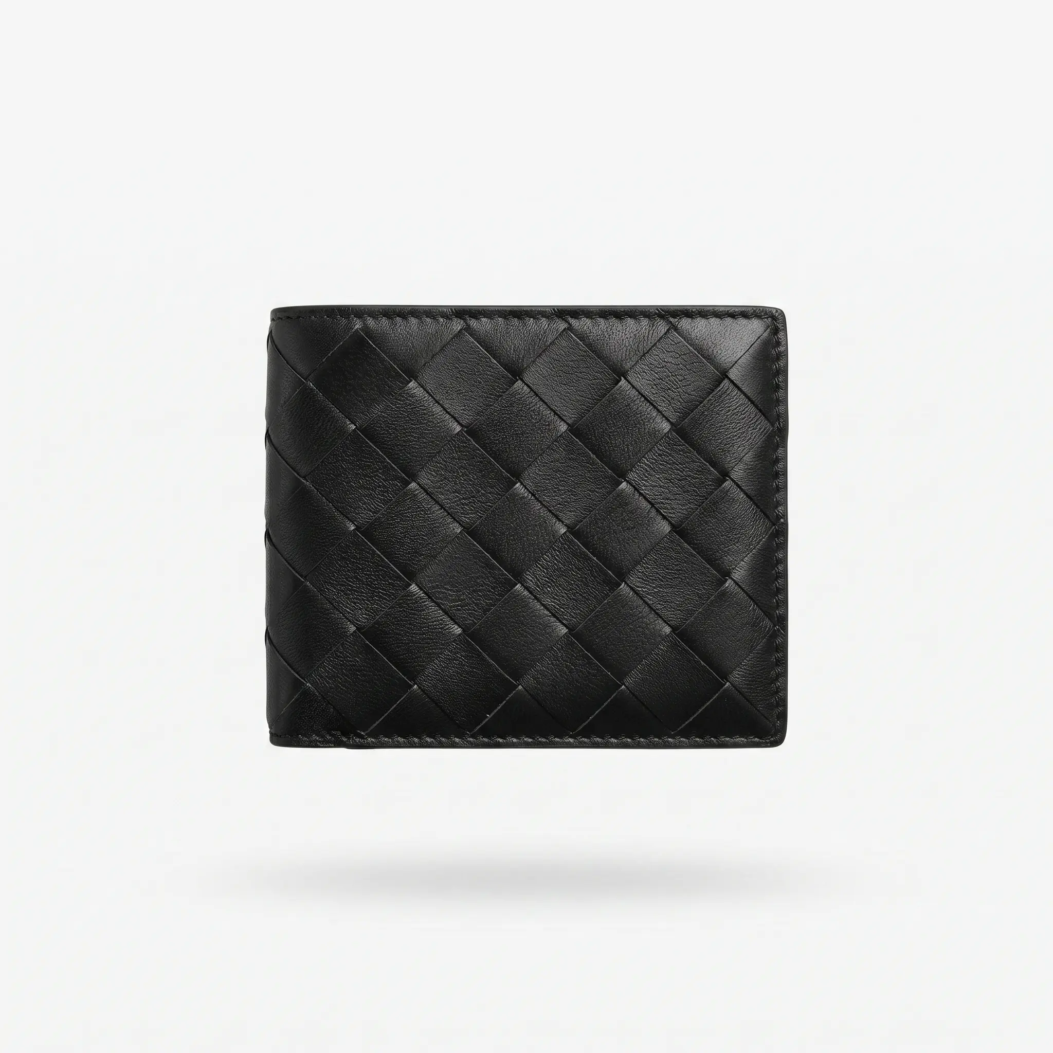 Bottega Veneta Intrecciato Siyah Erkek Deri Cüzdan