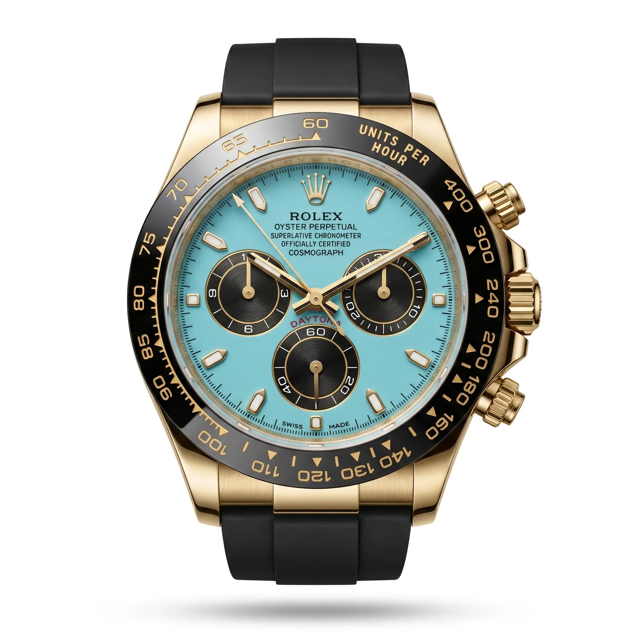 Rolex Cosmograph Daytona Tiffany Blue Seramik Bezel Erkek Saat