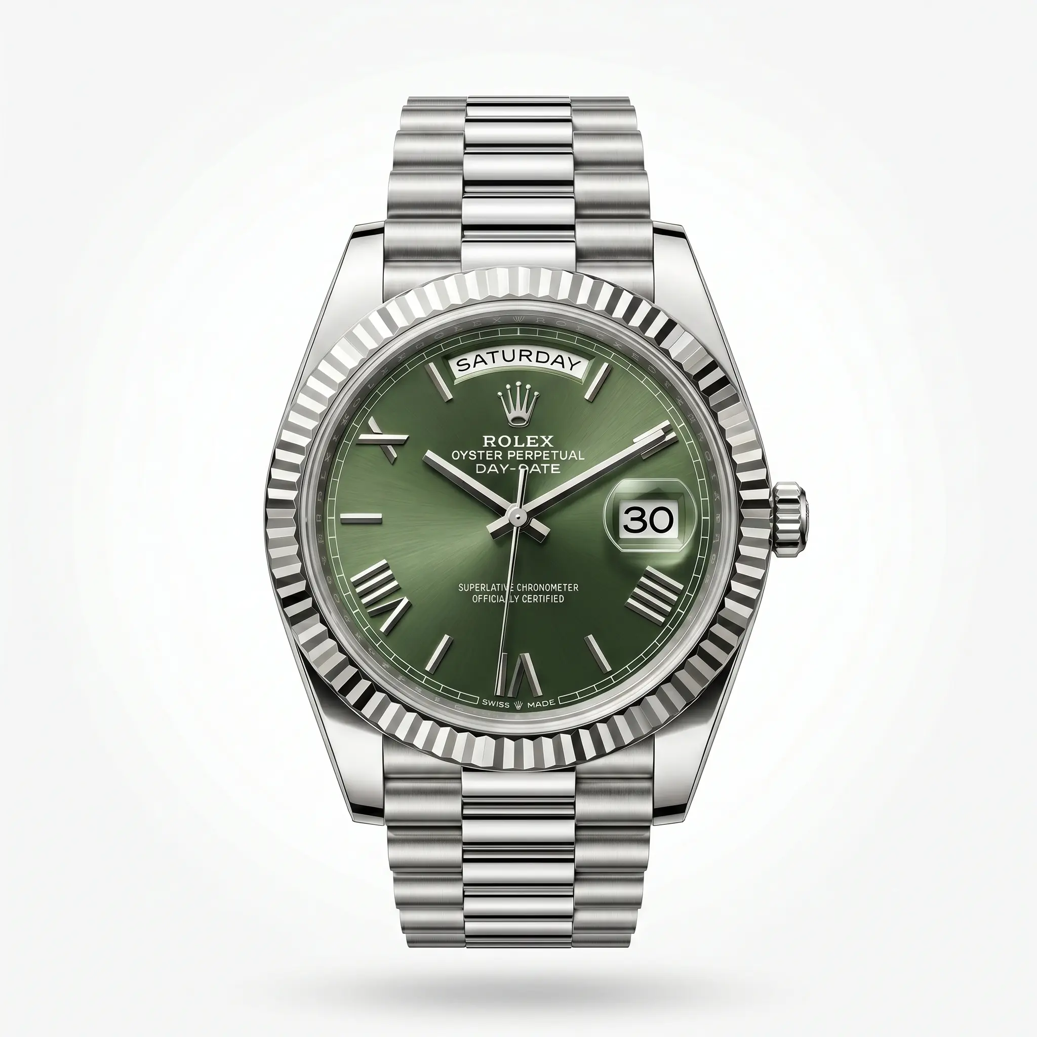 Rolex Day-Date Olive Dial President Erkek Saat