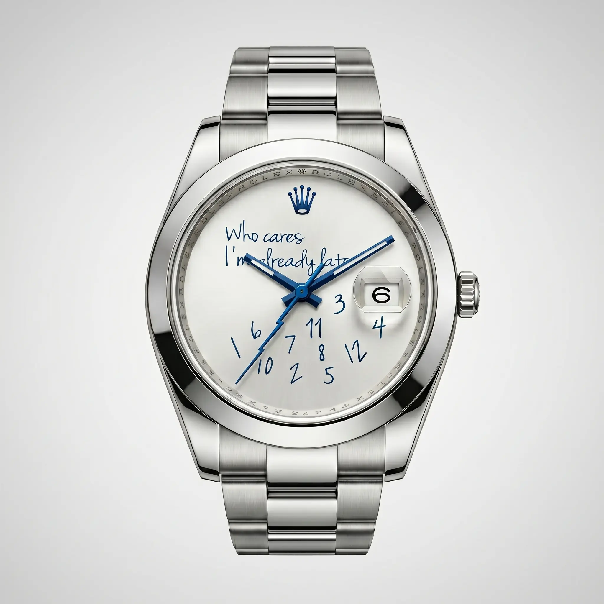 Rolex Milgauss Who Cares Özel Tasarım Erkek Saat