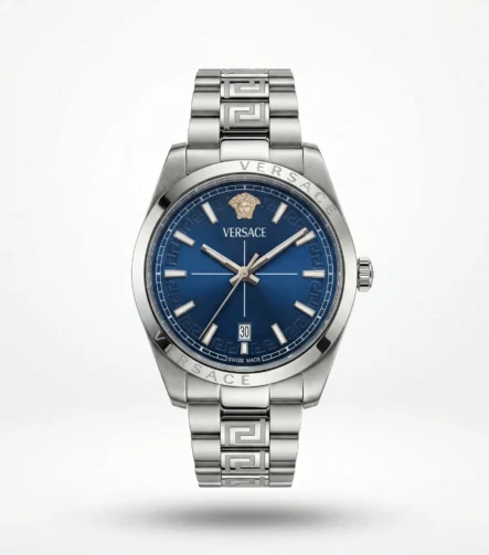 Versace Dylos Mavi Kadran 42mm Çelik Erkek Saati