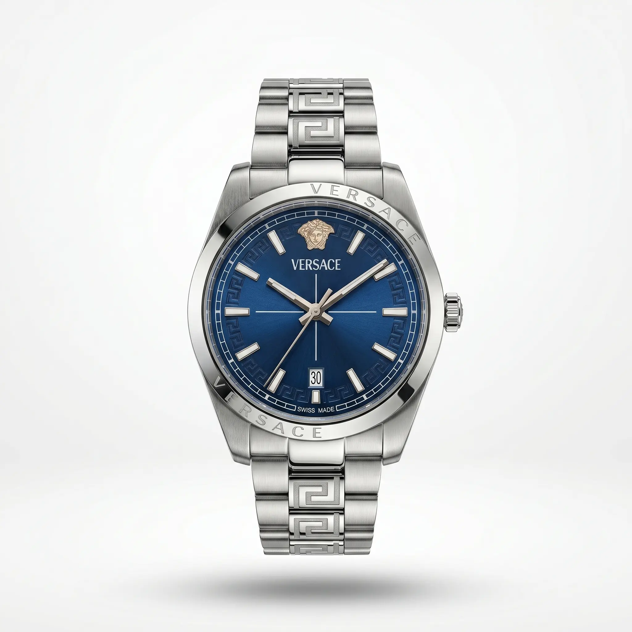 Versace Dylos Mavi Kadran 42mm Çelik Erkek Saati