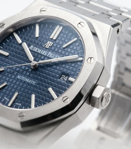 Audemars Piguet Royal Oak Mavi Tapisserie Çelik Otomatik Saat