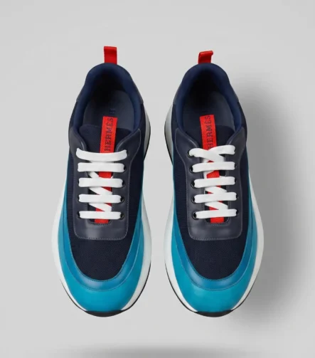 Hermes Gramme Blue Deri Sneakers