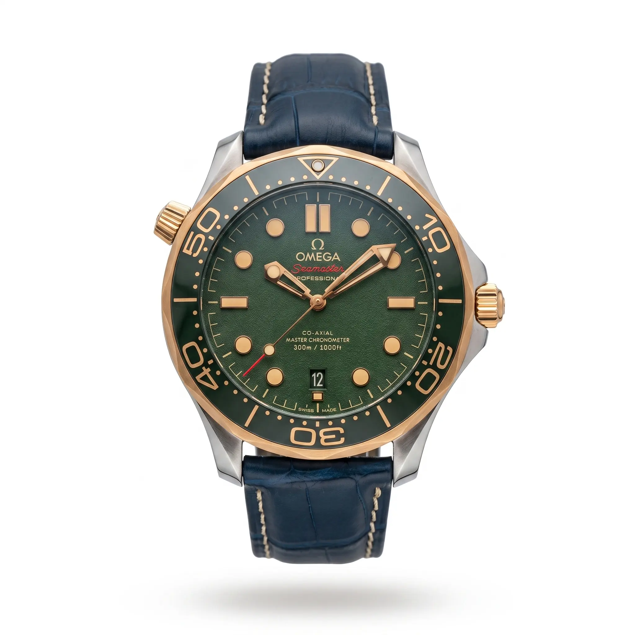 Omega Seamaster Professional Co-Axial Master Chronometer Yeşil Kadranlı Lüks Saat