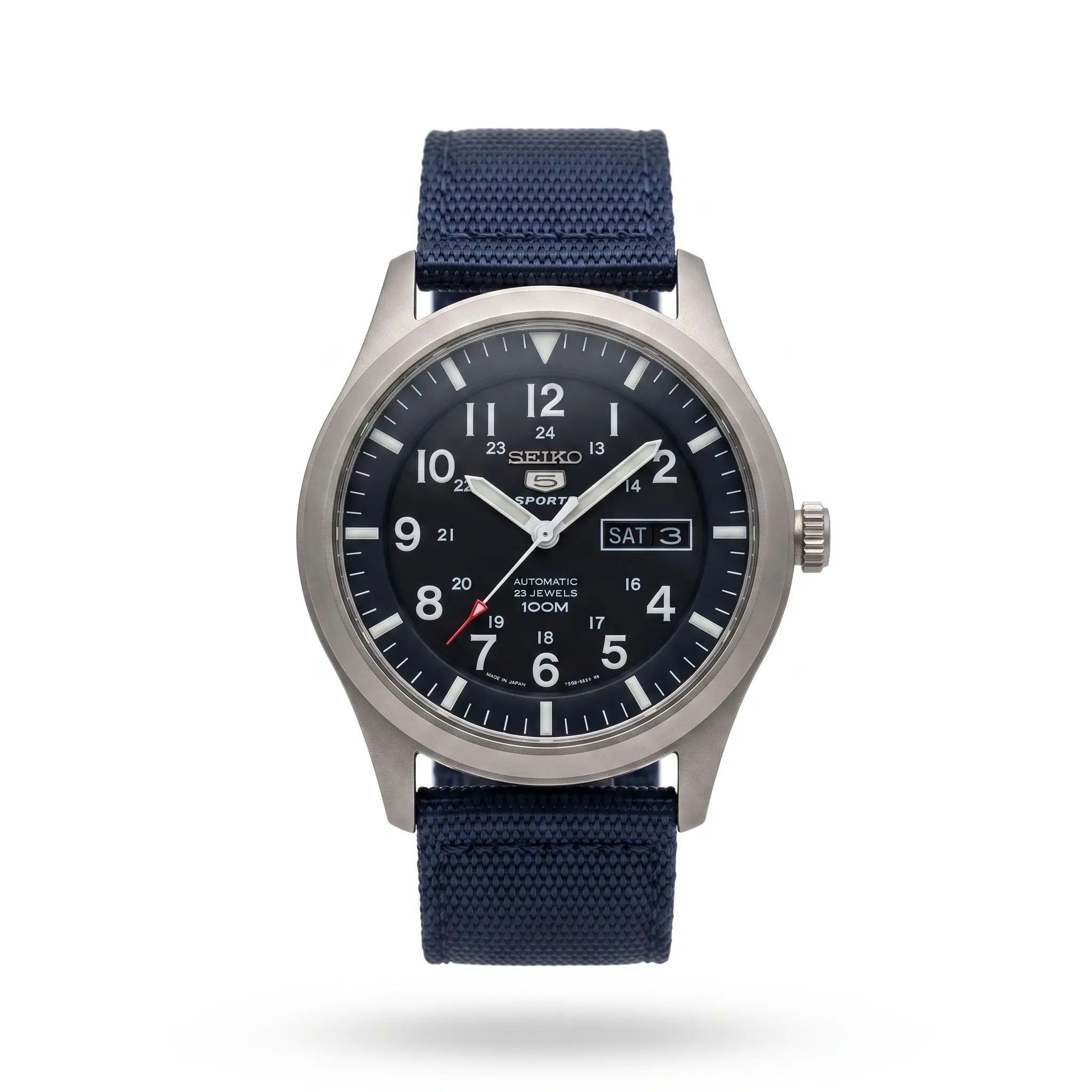Seiko 5 Sports Automatic 23 Jewels Mavi Kadranlı Spor Saat